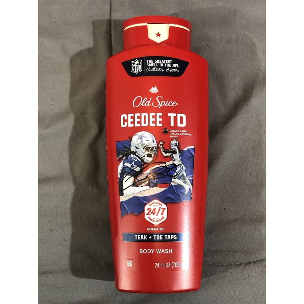 Old Spice Men’s Body Wash NFL CeeDee Lamb TD Teak + Toe Taps Scent 24oz NEW!!